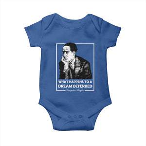 Langston Hughes Baby Onesie A Dream Deferred Harlem Renaissance Black History TS09 Royal Blue Print Your Wear