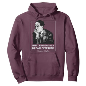 Langston Hughes Hoodie A Dream Deferred Harlem Renaissance Black History TS09 Maroon Print Your Wear