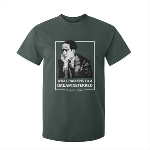 Langston Hughes T Shirt For Kid A Dream Deferred Harlem Renaissance Black History TS09 Dark Forest Green Print Your Wear