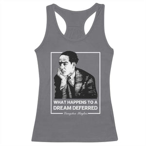 Langston Hughes Racerback Tank Top A Dream Deferred Harlem Renaissance Black History TS09 Charcoal Print Your Wear