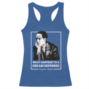 Langston Hughes Racerback Tank Top A Dream Deferred Harlem Renaissance Black History TS09 Royal Blue Print Your Wear