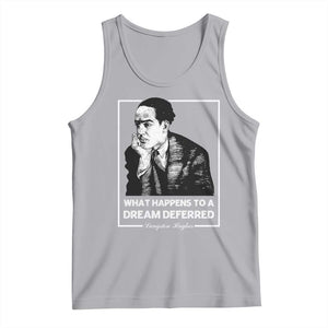 Langston Hughes Tank Top A Dream Deferred Harlem Renaissance Black History TS09 Athletic Heather Print Your Wear