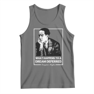 Langston Hughes Tank Top A Dream Deferred Harlem Renaissance Black History TS09 Black Heather Print Your Wear