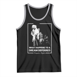 Langston Hughes Tank Top A Dream Deferred Harlem Renaissance Black History TS09 Black Athletic Heather Print Your Wear