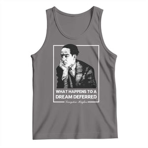 Langston Hughes Tank Top A Dream Deferred Harlem Renaissance Black History TS09 Deep Heather Print Your Wear