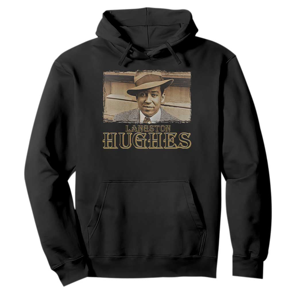 Langston Hughes Hoodie Harlem Renaissance Black History TS09 Black Print Your Wear