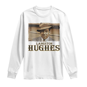 Langston Hughes Long Sleeve Shirt Harlem Renaissance Black History TS09 White Print Your Wear