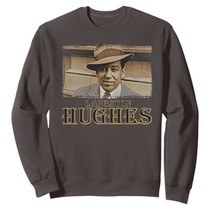 Langston Hughes Sweatshirt Harlem Renaissance Black History TS09 Dark Chocolate Print Your Wear