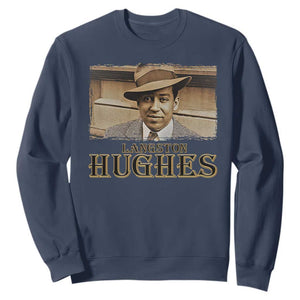 Langston Hughes Sweatshirt Harlem Renaissance Black History TS09 Navy Print Your Wear