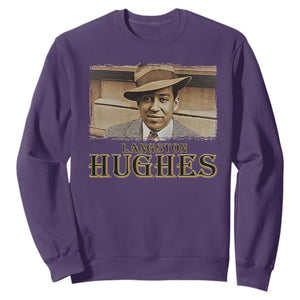 Langston Hughes Sweatshirt Harlem Renaissance Black History TS09 Purple Print Your Wear