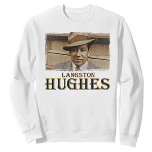 Langston Hughes Sweatshirt Harlem Renaissance Black History TS09 White Print Your Wear