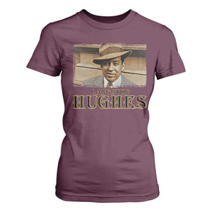 Langston Hughes T Shirt For Women Harlem Renaissance Black History TS09 Maroon Print Your Wear