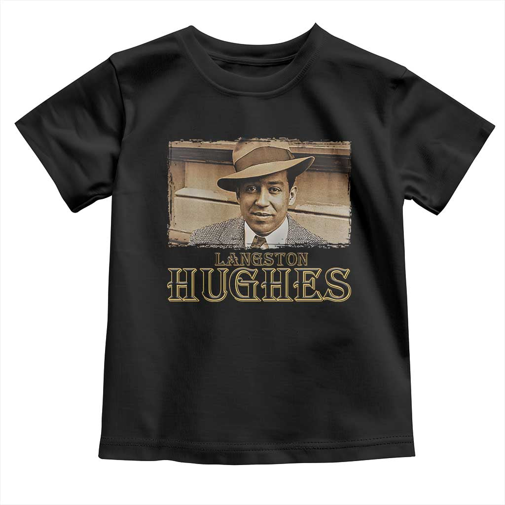 Langston Hughes Toddler T Shirt Harlem Renaissance Black History TS09 Black Print Your Wear