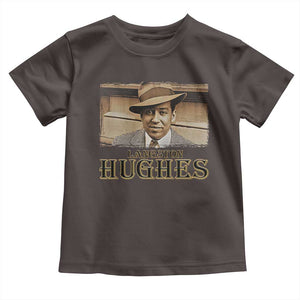 Langston Hughes Toddler T Shirt Harlem Renaissance Black History TS09 Dark Chocolate Print Your Wear