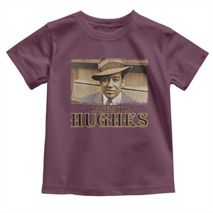 Langston Hughes Toddler T Shirt Harlem Renaissance Black History TS09 Maroon Print Your Wear