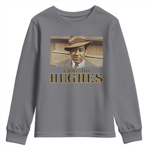 Langston Hughes Youth Sweatshirt Harlem Renaissance Black History TS09 Charcoal Print Your Wear