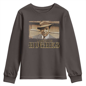 Langston Hughes Youth Sweatshirt Harlem Renaissance Black History TS09 Dark Chocolate Print Your Wear