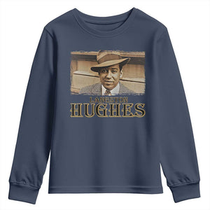 Langston Hughes Youth Sweatshirt Harlem Renaissance Black History TS09 Navy Print Your Wear