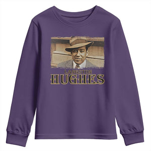 Langston Hughes Youth Sweatshirt Harlem Renaissance Black History TS09 Purple Print Your Wear