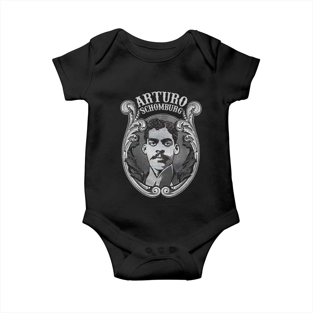 Harlem Renaissance Arturo Schomburg Baby Onesie TS09 Black Print Your Wear