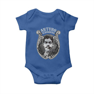 Harlem Renaissance Arturo Schomburg Baby Onesie TS09 Royal Blue Print Your Wear