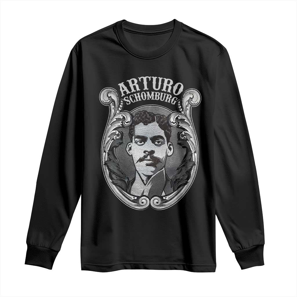 Harlem Renaissance Arturo Schomburg Long Sleeve Shirt TS09 Black Print Your Wear