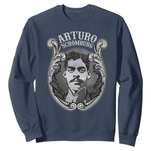 Harlem Renaissance Arturo Schomburg Sweatshirt TS09 Navy Print Your Wear