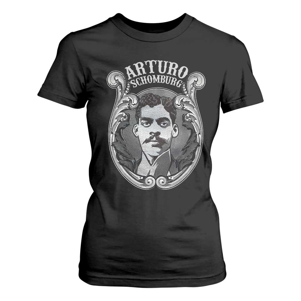 Harlem Renaissance Arturo Schomburg T Shirt For Women TS09 Black Print Your Wear