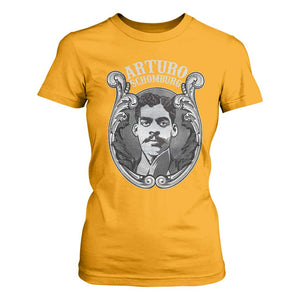 Harlem Renaissance Arturo Schomburg T Shirt For Women TS09 Gold Print Your Wear