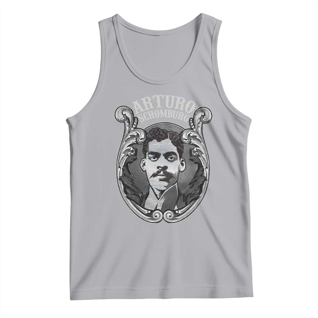 Harlem Renaissance Arturo Schomburg Tank Top TS09 Athletic Heather Print Your Wear