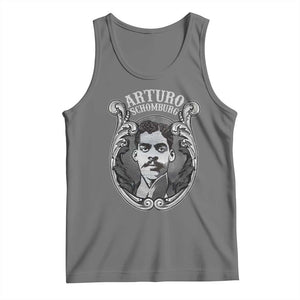 Harlem Renaissance Arturo Schomburg Tank Top TS09 Black Heather Print Your Wear