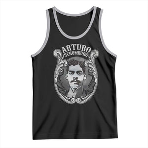 Harlem Renaissance Arturo Schomburg Tank Top TS09 Black Athletic Heather Print Your Wear