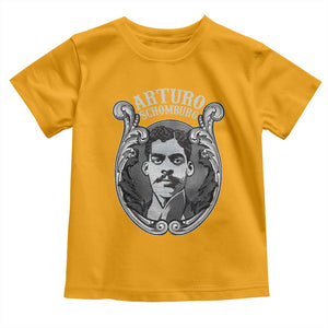 Harlem Renaissance Arturo Schomburg Toddler T Shirt TS09 Gold Print Your Wear