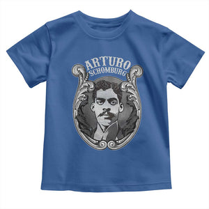 Harlem Renaissance Arturo Schomburg Toddler T Shirt TS09 Royal Blue Print Your Wear