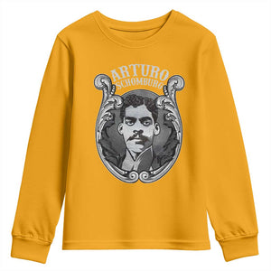 Harlem Renaissance Arturo Schomburg Youth Sweatshirt TS09 Gold Print Your Wear