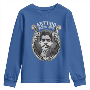 Harlem Renaissance Arturo Schomburg Youth Sweatshirt TS09 Royal Blue Print Your Wear