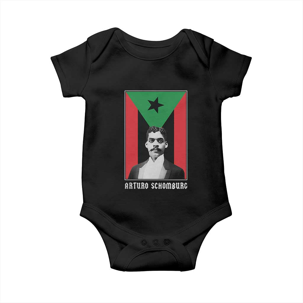 Arturo Schomburg Baby Onesie Harlem Renaissance Puerto Rican TS09 Black Print Your Wear