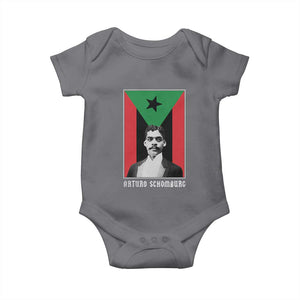 Arturo Schomburg Baby Onesie Harlem Renaissance Puerto Rican TS09 Charcoal Print Your Wear