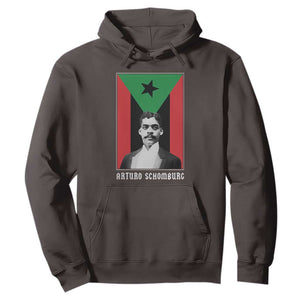 Arturo Schomburg Hoodie Harlem Renaissance Puerto Rican TS09 Dark Chocolate Print Your Wear