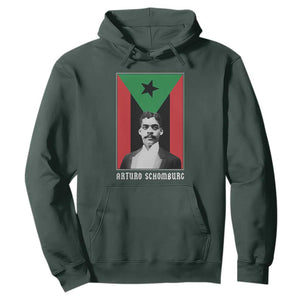 Arturo Schomburg Hoodie Harlem Renaissance Puerto Rican TS09 Dark Forest Green Print Your Wear