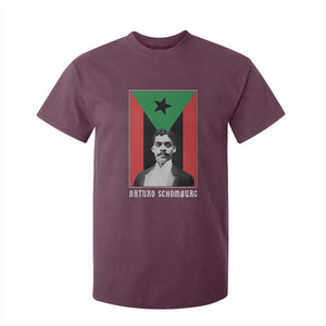 Arturo Schomburg T Shirt For Kid Harlem Renaissance Puerto Rican TS09 Maroon Print Your Wear