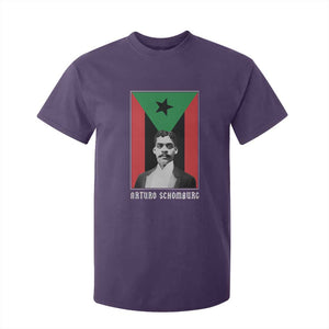 Arturo Schomburg T Shirt For Kid Harlem Renaissance Puerto Rican TS09 Purple Print Your Wear