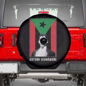 Arturo Schomburg Spare Tire Cover Harlem Renaissance Puerto Rican TS09 Black Print Your Wear