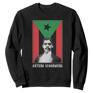 Arturo Schomburg Sweatshirt Harlem Renaissance Puerto Rican TS09 Black Print Your Wear