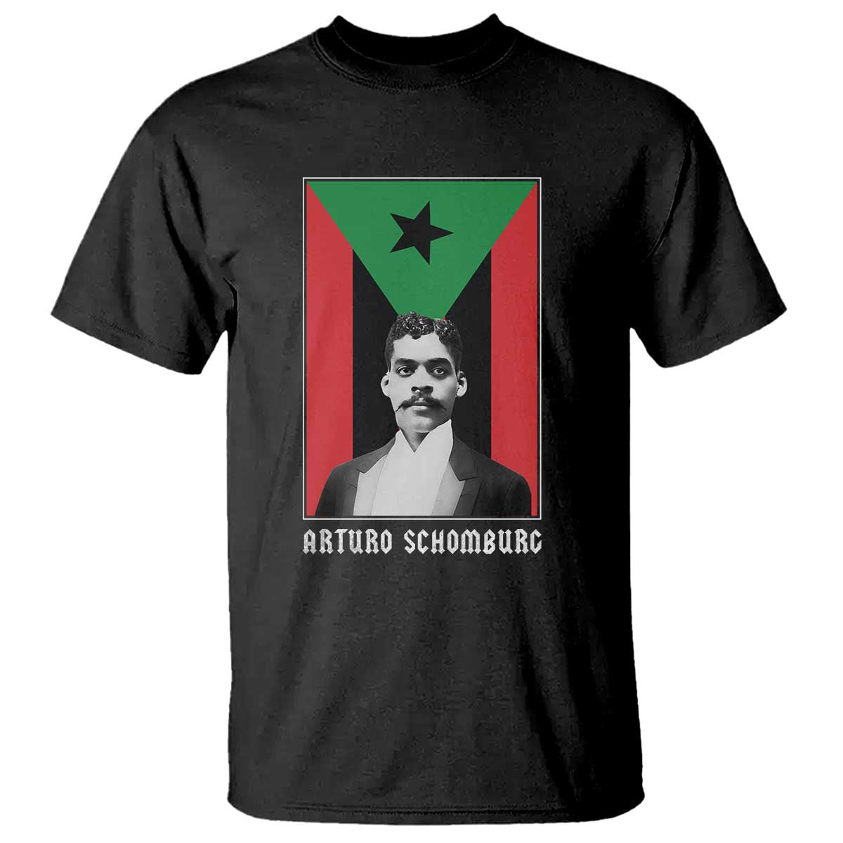 Arturo Schomburg T Shirt Harlem Renaissance Puerto Rican TS09 Black Print Your Wear