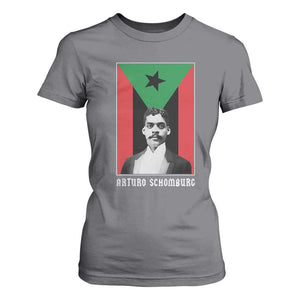 Arturo Schomburg T Shirt For Women Harlem Renaissance Puerto Rican TS09 Charcoal Print Your Wear