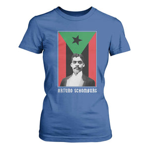 Arturo Schomburg T Shirt For Women Harlem Renaissance Puerto Rican TS09 Royal Blue Print Your Wear