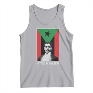 Arturo Schomburg Tank Top Harlem Renaissance Puerto Rican TS09 Athletic Heather Print Your Wear