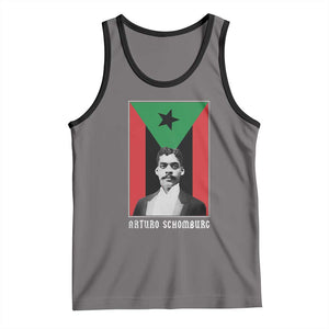 Arturo Schomburg Tank Top Harlem Renaissance Puerto Rican TS09 Deep Heather Black Print Your Wear