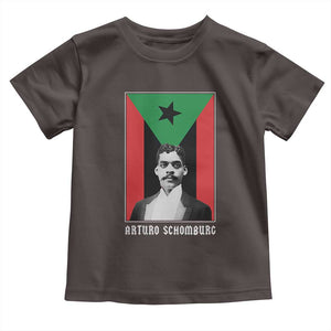 Arturo Schomburg Toddler T Shirt Harlem Renaissance Puerto Rican TS09 Dark Chocolate Print Your Wear